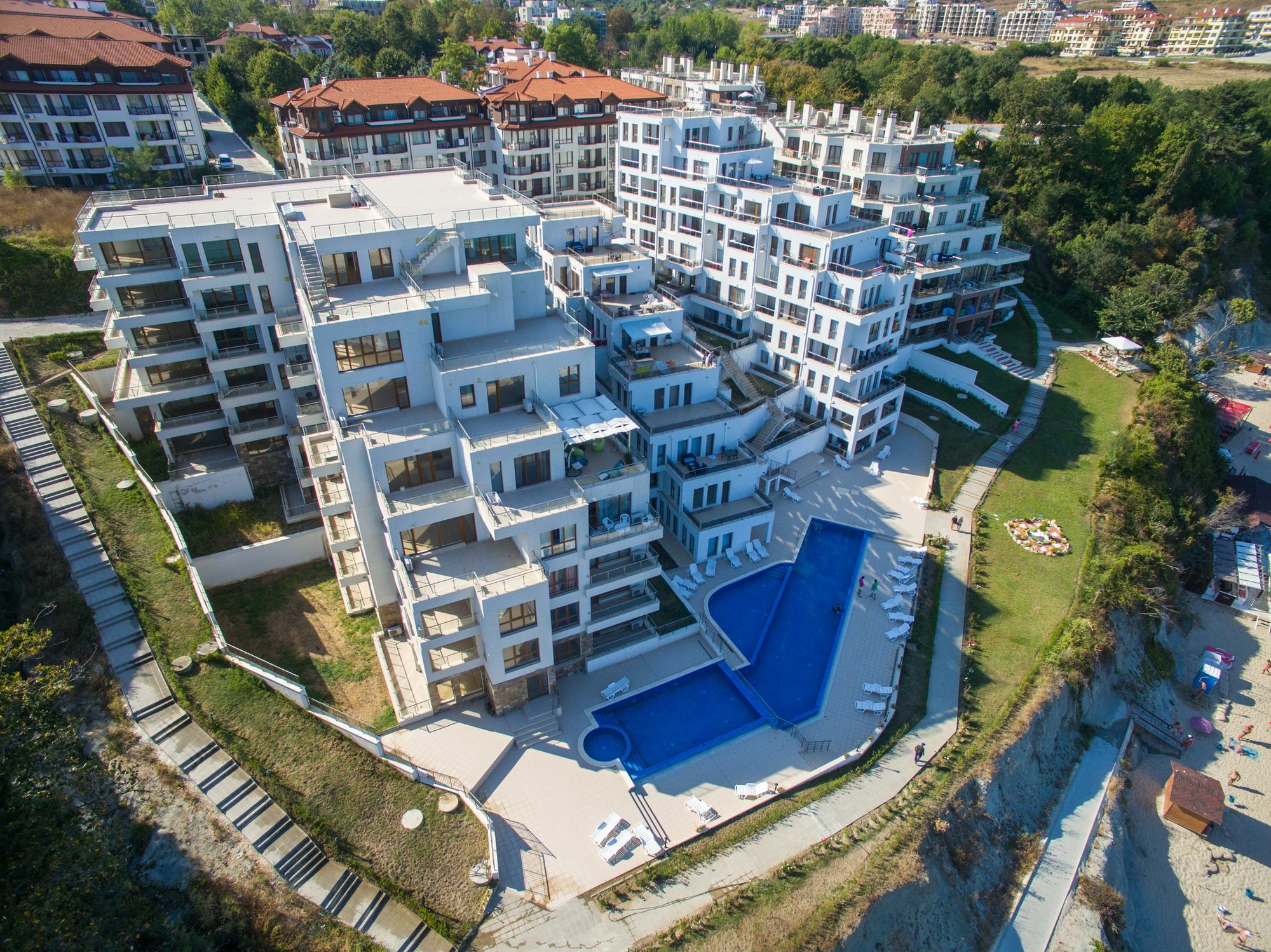 Byala Vista Cliff Apartments Exteriör bild